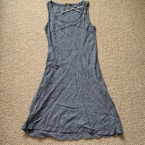 Linen chambray dress M